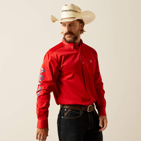 Ariat Men's Red Team Logo Shirt