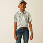 Ariat Boy's Aztec Print Polo