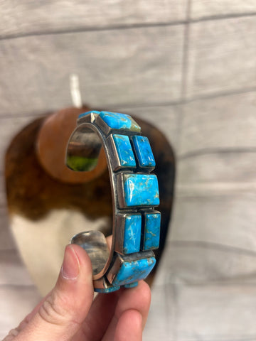 Genuine Erica Blue Kingman Cuff