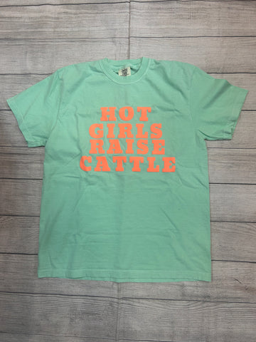 Hot Girls Raise Cattle Tee