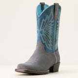 Ariat Kid’s Decatur Mineral Suede & Downpour Western Boot