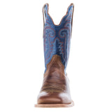 R. Watson Men’s Honey Cowhide Electric Blue Top Boot