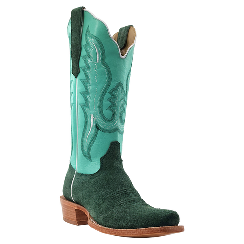 R. Watson Women’s Teal  Rough Out Boot