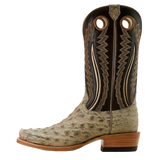 Ariat Men's Futurity Outlaw Platinum Full Quill Ostrich Cowboy Boot