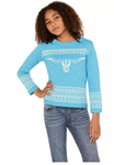 Turquoise Longhorn Sweater