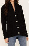 Black Cable Women’s Cardigan