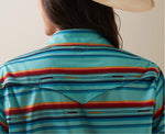 Ariat Women’s Blue Rose Serape Ventek Shirt