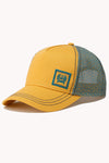 Cinch Women's Gold Turquoise Trucker Cap