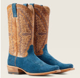 Ariat Men's Futurity Showman Stone Blue Roughout Boot