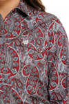 Cinch Women’s Burgundy Paisley Shirt