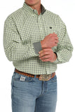 Cinch Men's Lime Medallion Print Shirt