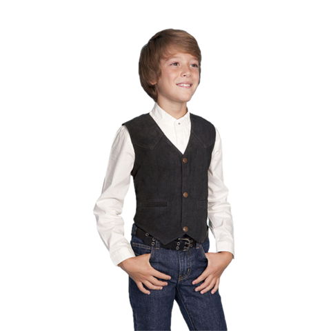 Scully Boy's Boar Suede Vest