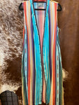 Silverado Multicolor Sleeveless Long Duster