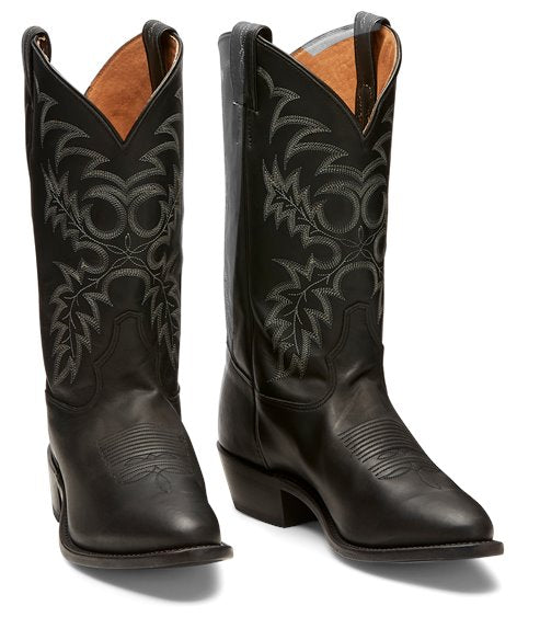 Tony lama black square 2025 toe boots