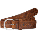 Justin Men’s Western Scroll Tooled Belt