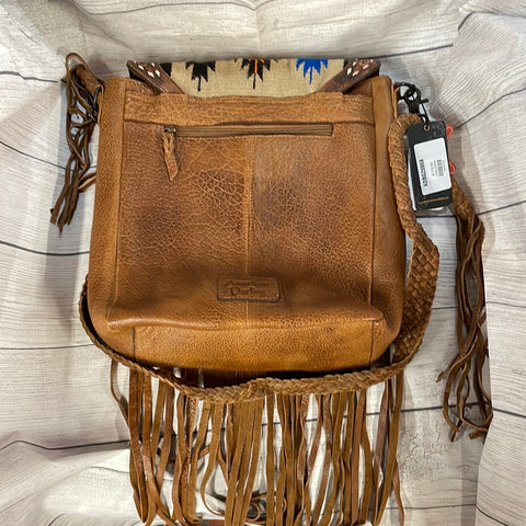 Brown Tooled Fringe Leather Purse – Horse Creek Boutique