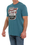 Cinch Vintage Roadkill Diner Teal Tee