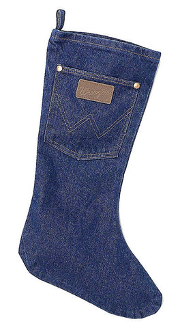 Wrangler Christmas Stocking with Pocket