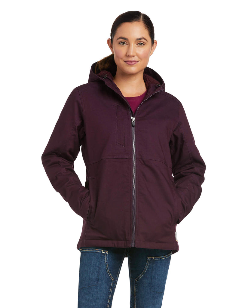 Ariat Rebar Women's DuraCanvas Insulated Jacket-Plum – Horse Creek  Outfitters